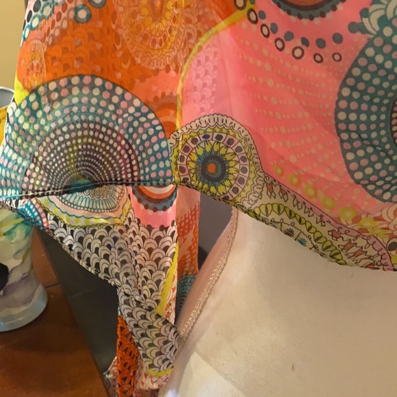 3/$20 Amazing multicolored sheer mandala scarf! - Picture 9 of 16